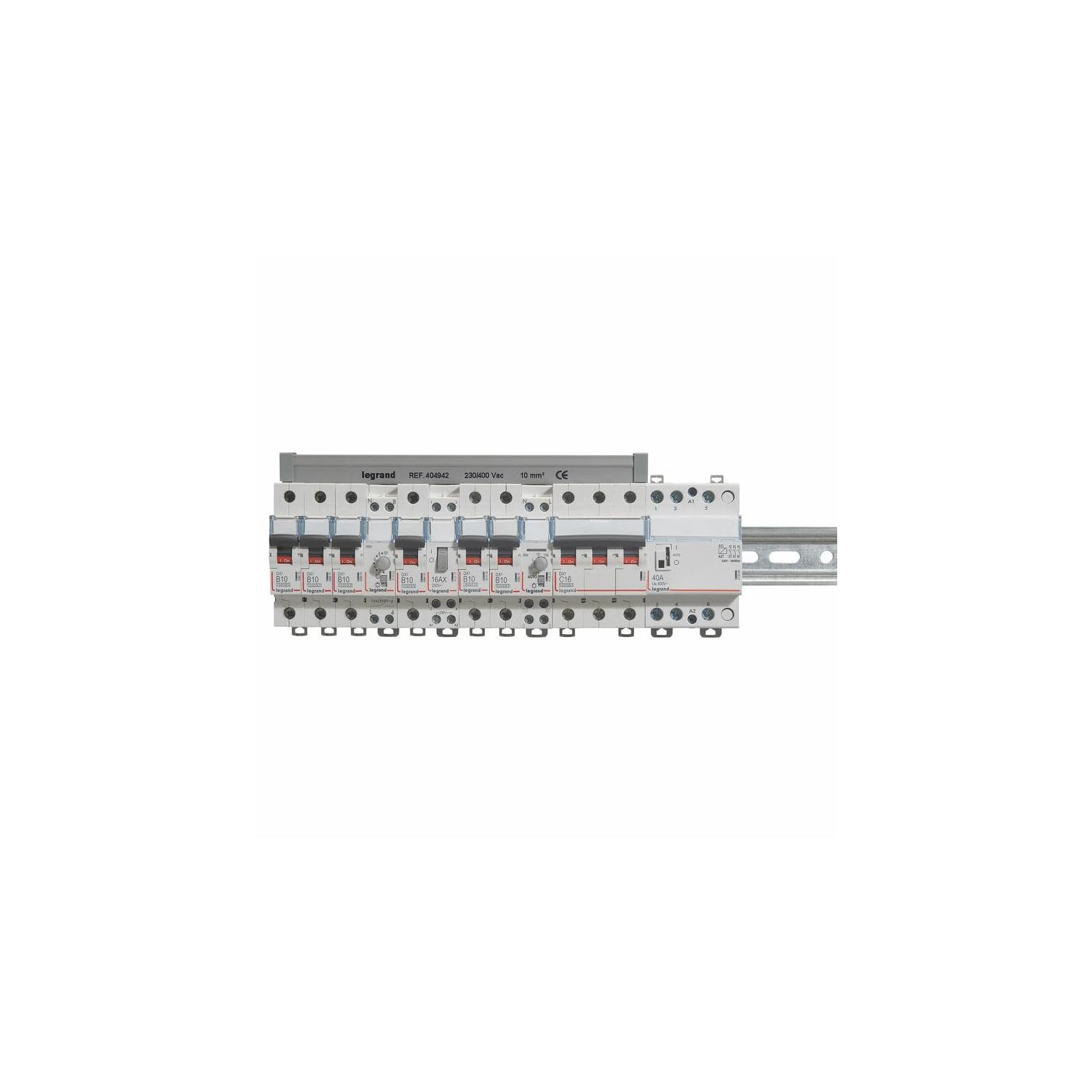 407829 Disjoncteur triphasé 16A - 3P Courbe C - 6/10kA - À vis - Legrand DX3
