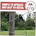 Sosoport 2pcs Electric Fence Jump Cable Kit Solar Fence Charger Wire Clips for Farm Garden Fencing System