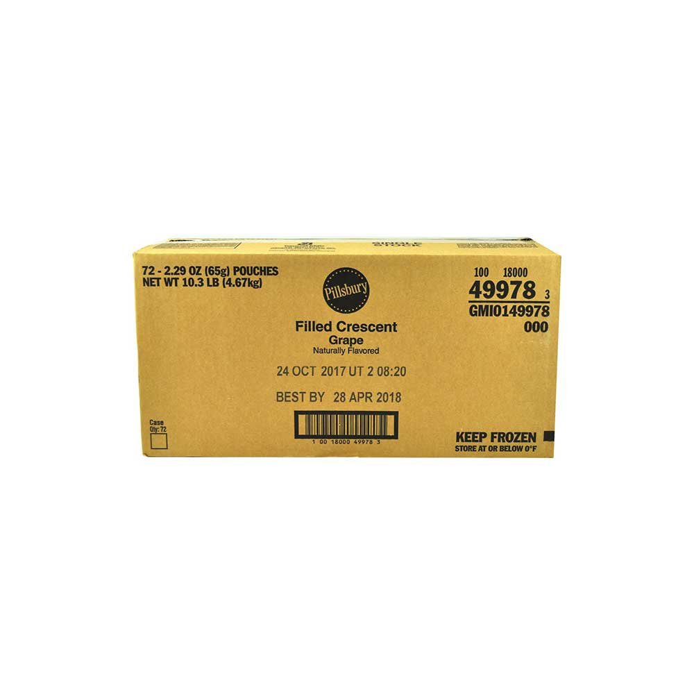 Pillsbury Grape Filled Crescent, 2.29 Ounce -- 72 per case.
