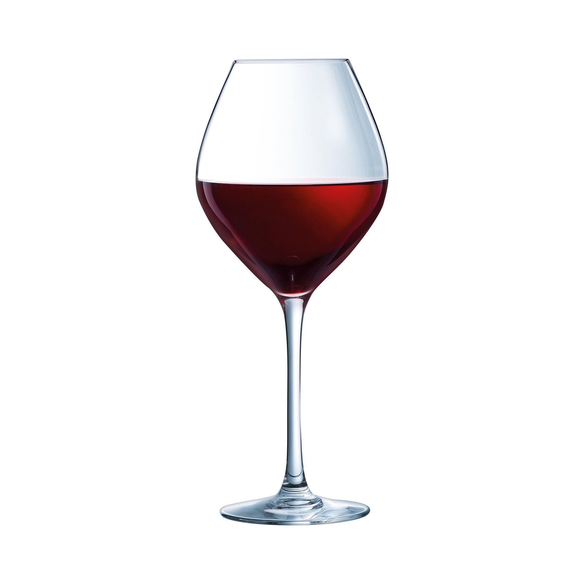 Chef&Sommelier Cheer Up - Juego de 6 copas de vino tinto (55 cl), diseño moderno y elegante, resistencia al agua estándar