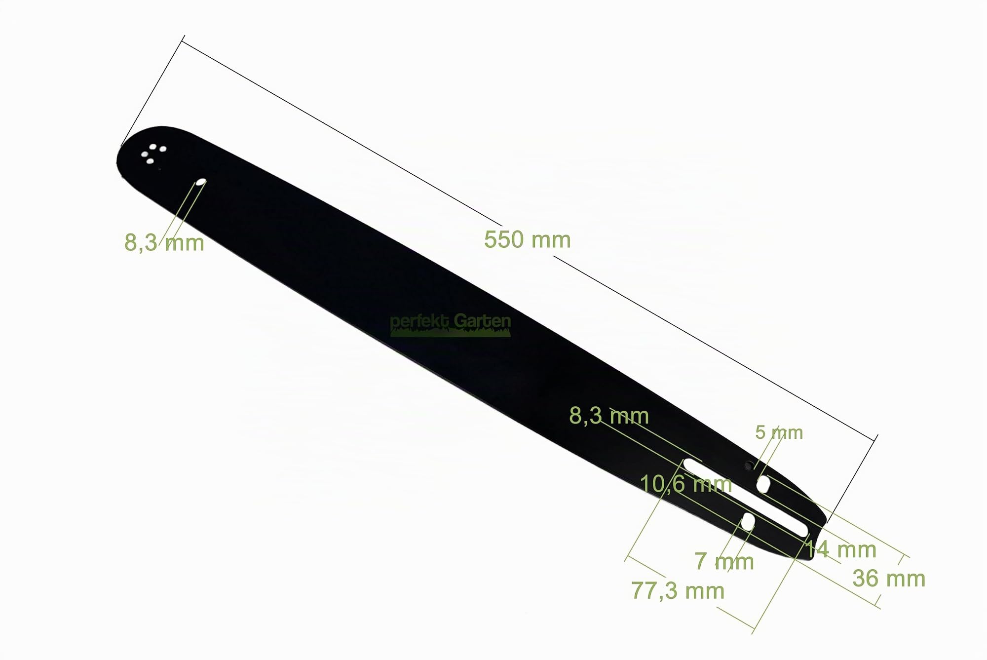 50 cm. 1,5 mm. 0,325" - Espada 76 TG + 4 Cadena, Compatible con FUXTEC FX-KSE152 / TimberTech KS52 KS5200 motosierra