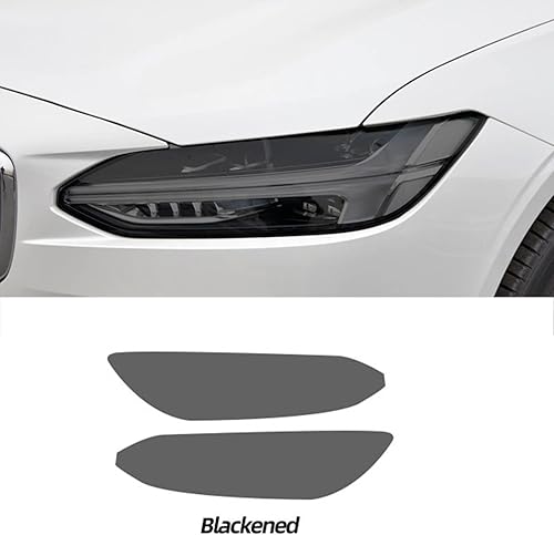 Miniatura 2 de FAYTEK Película protectora de faros delanteros de automóvil para Volvo XC40 XC60 XC90 S60 S90 V60 V90 2014-2022, adhesivo de TPU negro ahumado