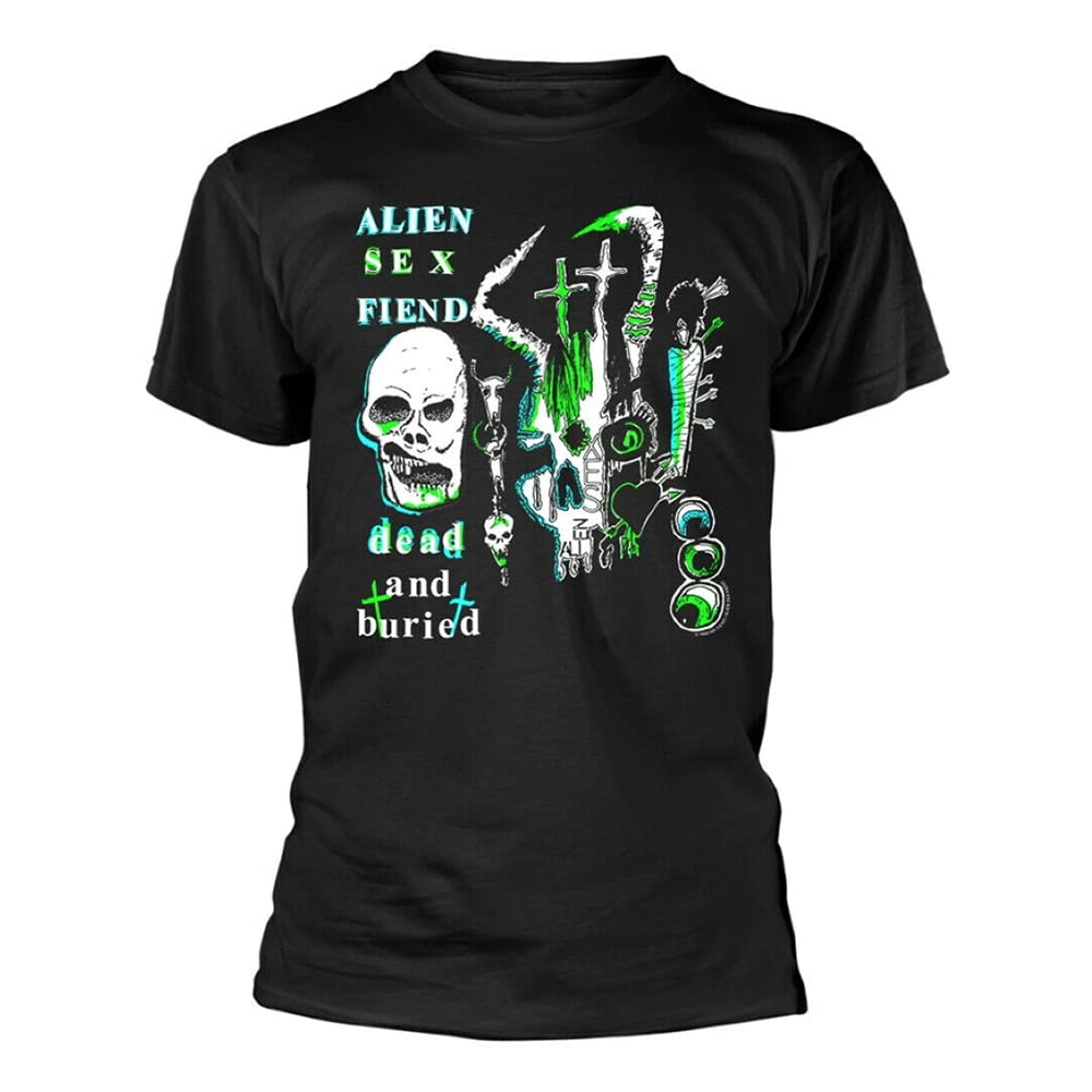 Alien Sex Fiend Dead and Buried T Shirt XL Black