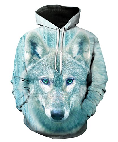 9Yourtime Pastel Wolf Harajuku Streetwear Fashion Hoodies 3D Printed Unisex Pullovers Sweatshirt T-Shirts