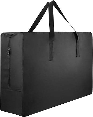 Bolsa de almacenamiento negra para vagón, bolsa deportiva resistente al agua de 32 pulgadas, funda protectora, bolsa plegable con cremallera para