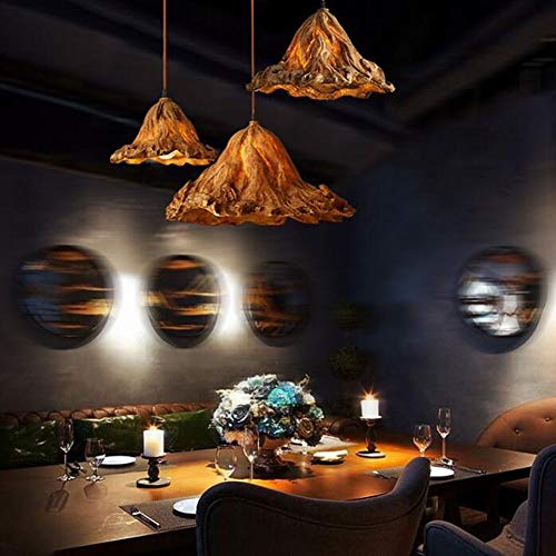 Lustre en cristal de luxe et résine style industriel chic