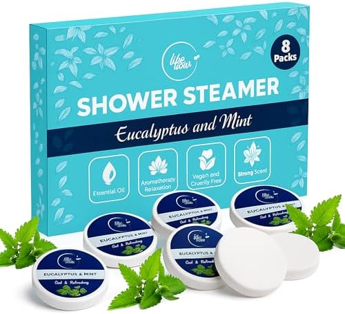 Shower Steamers Aromatherapy - 8 Pack Eucalyptus Shower Steamers ...