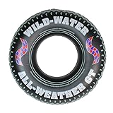 36' Black and White Inflatable Wild Water Monster Tire Inner Tube