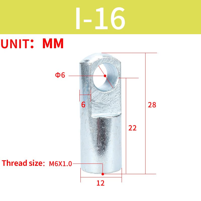 Image of Internal Thread to MAL Adapter for SC Cylinder I Series, Pneumatic Conversion Fitting (I-16)