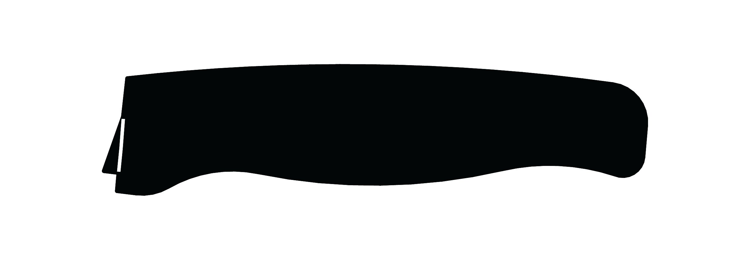 7 Black Metal Pruner Handle with Rubber Grip and Stainless Steel Frame