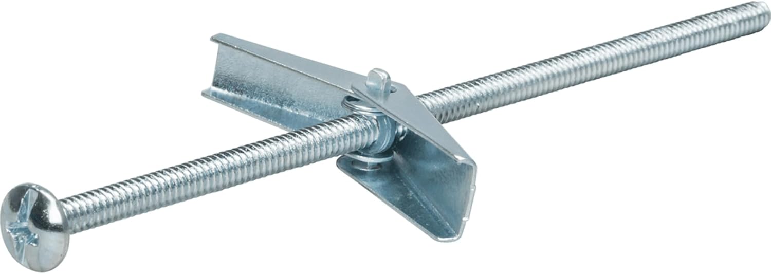 L.H. Dottie TBC84 Toggle Bolt, Mushroom Head, 1/8-Inch Diameter by 4-Inch Length, Zinc Plated, 50-Pack