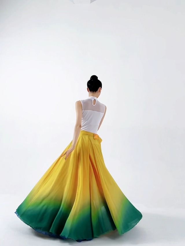 Amazon.com: HEARTTOUCH Women's Gradient Fairy Lyrical Dance Skirt