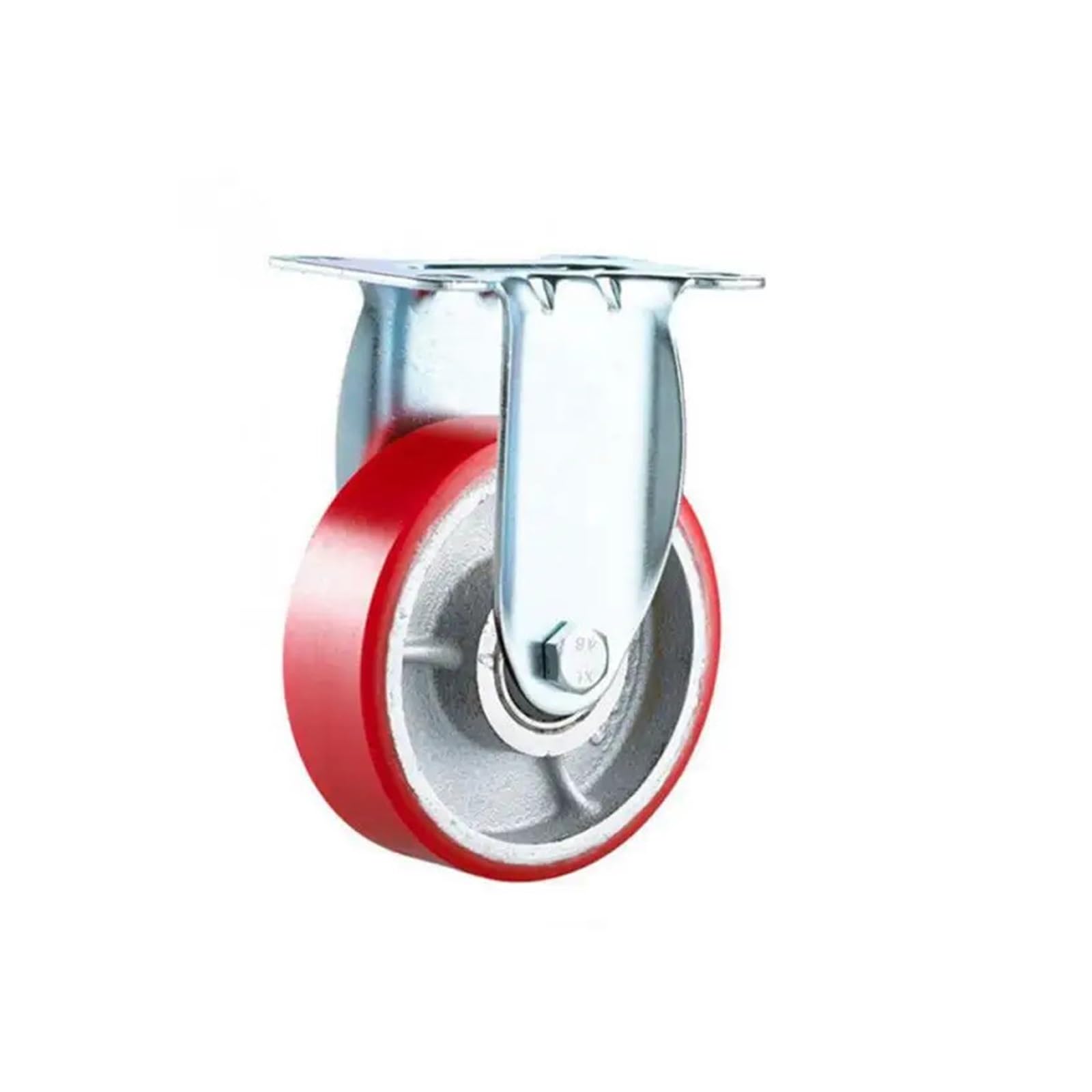 Roue directionnelle en PU à noyau de fer 4 pouces robuste - 5
