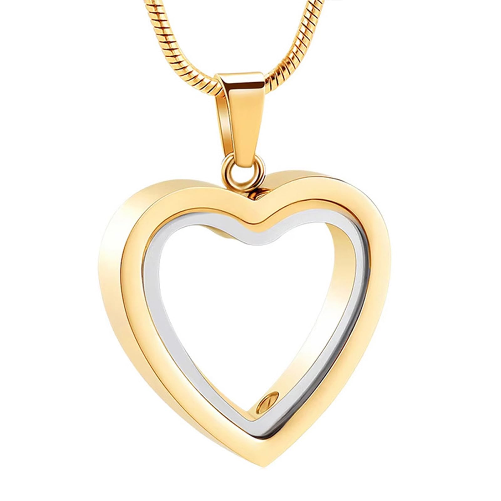YIBOZI Memorial Cremation Urn Jewelry Pet Cremation Jewelry Ashes Necklace Creative Pet Cremation Jewelry Urn Necklace