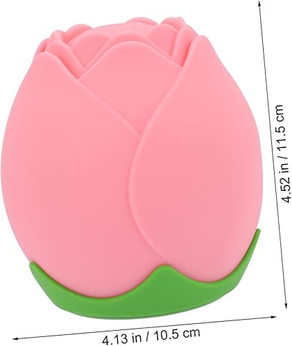 Miniatura 2 de Angoily Luz de noche Rose Luz Ambiental Cargador Niño Gel de sílice Sensor Luz Lámparas de mesa