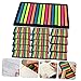 HAPINARY 15sheets Notepad Page Markers Professional Highlight Strips Stickers for School Office and Home Use Fluorescent Index Tabs for Easy Reading and Note Organization
