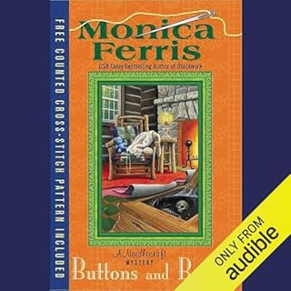 Buttons and Bones Audiolibro Por Monica Ferris arte de portada