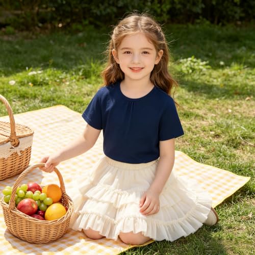 Image of Cadidi Dinos Girls T-Shirt Short Sleeve Top T-Shirt Tee