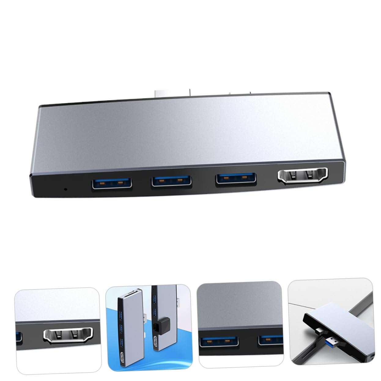 Lurrose Hub USB Dati Hub Supporto Portatile per Computer Portatile per Computer Accessori