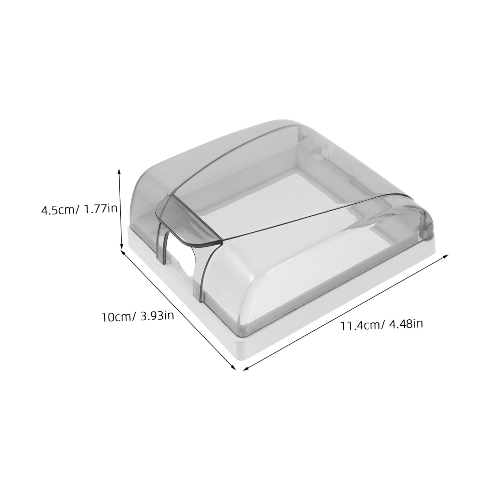 VILLCASE 4pcs Bathroom Power Socket Cover Weatherproof Electrical Switch Box Waterproof Adhesive Outlet Cover Bathroom Power Protector for 86 Type Wall Sockets