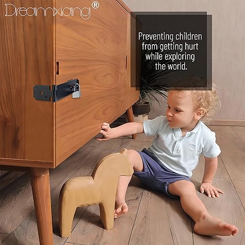 3"Heavy Duty Door Lock Hasp Latch-1 Pack - Image 5