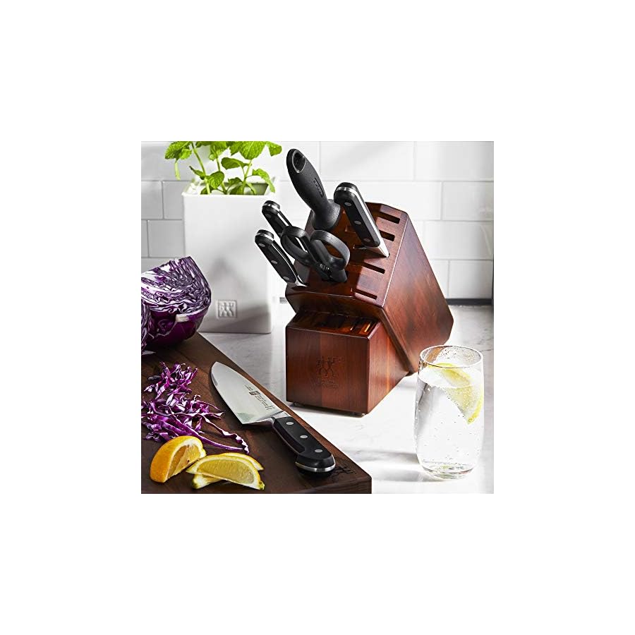 ZWILLING J.A. Henckels 7-pc ZWILLING Pro Knife Block Set, Black/Stainless Steel