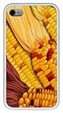 icecream design Corn TPU White Case for iPhone 4S/4