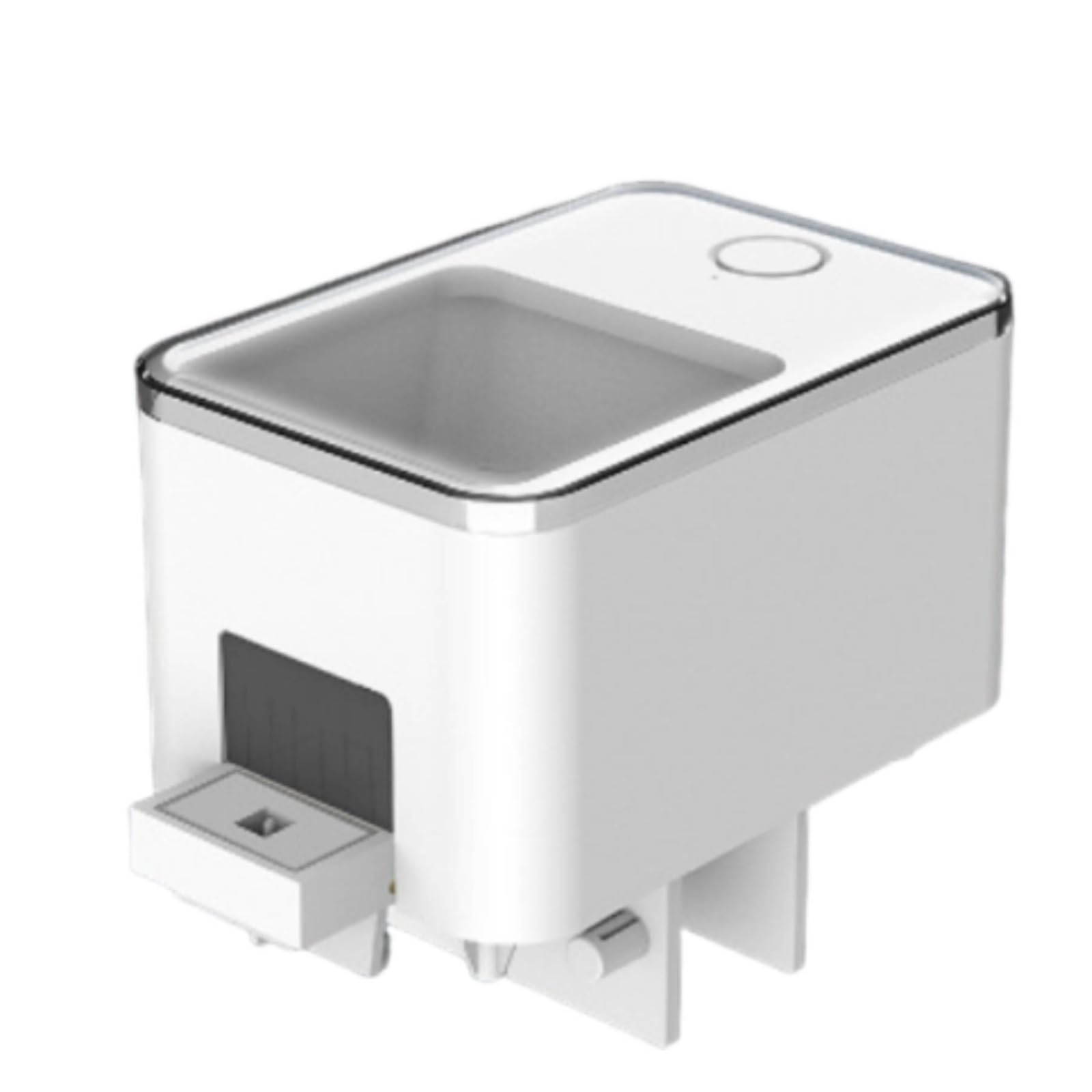 predolo Mangiatoia Automatica Compatto Distributore di Cibo con Coperchio Trasparente Accessorio per Vasca dei Pesci