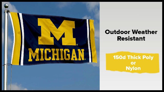 Michigan Wolverines NCAA Flags for sale