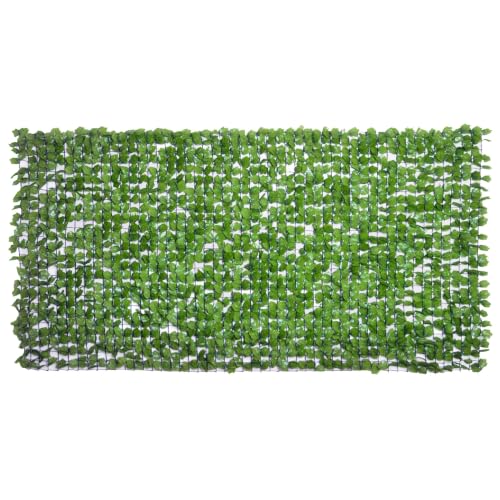 Outsunny Seto Artificial Seto de Privacidad Decoración de Pared de Terraza Verde Claro 300 x 150 cm