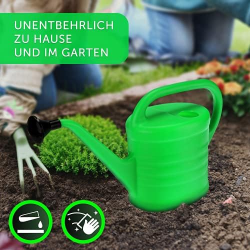 KADAX Lightweight Watering Can with Comfort Grip Handle, Plastic Watering Can for Indoor, Outdoor, Flowers, Plants, Garden Tools for Watering (2,5L)