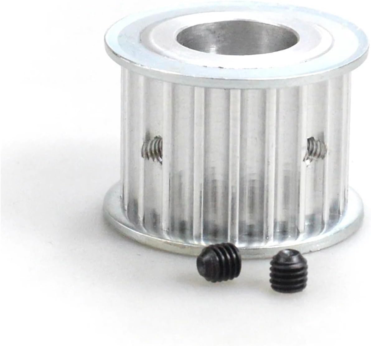 HTD 5M 20T Pulley 20Teeth 5M-20T 16/21mm Width Toothed Belt Pulleys 5/6/8/10/12/14/15mm Bore Gear Pulley for CNC Machine(14mm-Keyway 5x2.3mm,1PC_for Belt Width 10MM)