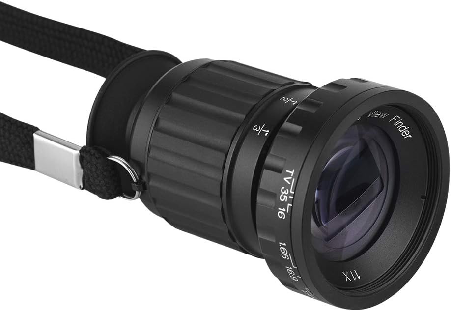 OUNA Viewfinder，Portable 11X Micro Magnification Director's Viewfinder View Finder Scene Viewer Mini 41mm Front Thread Telescopic Zoom Photography Accessories for Professional Photographer