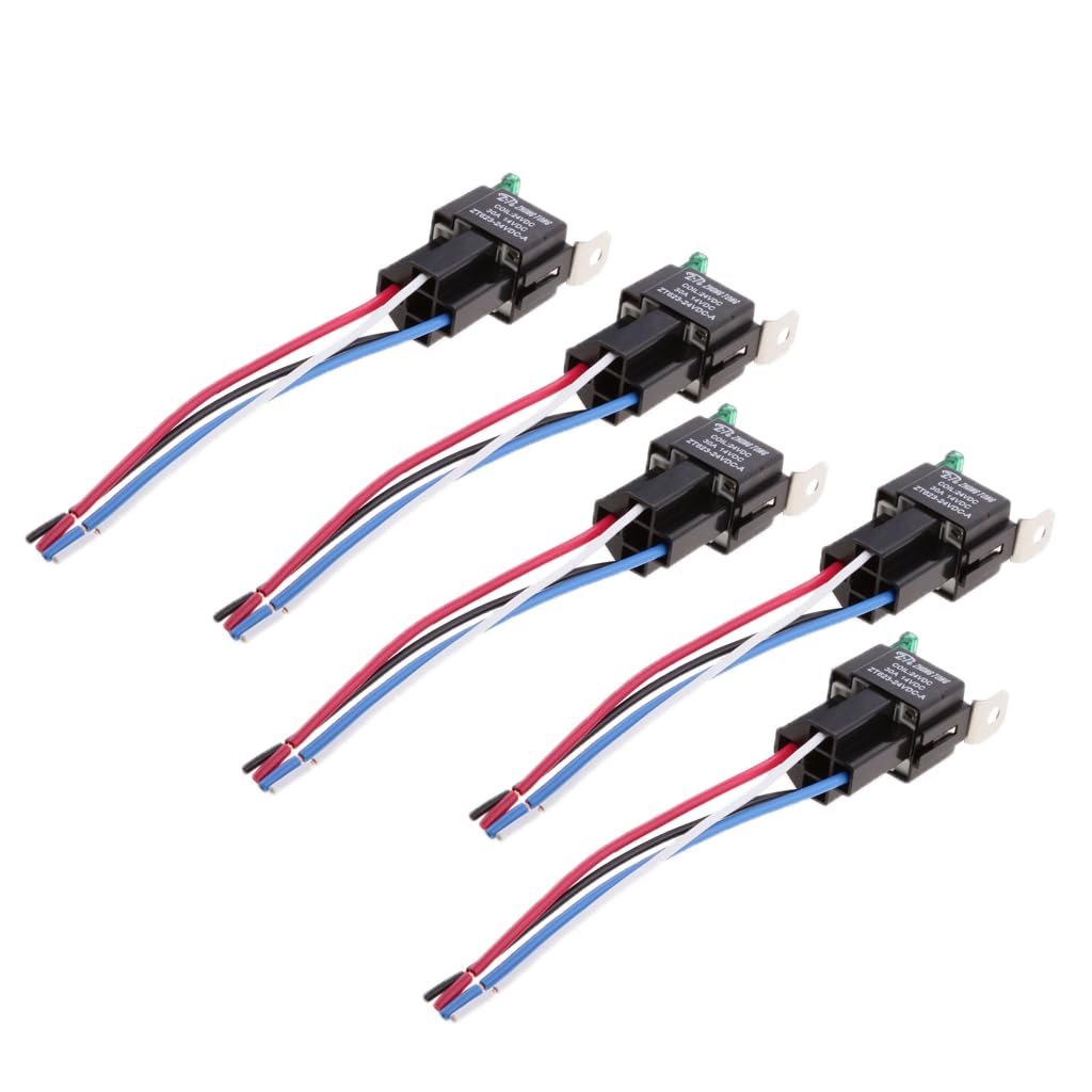 Relais automobile 24V haute capacité 30A coupe-circuit robuste
