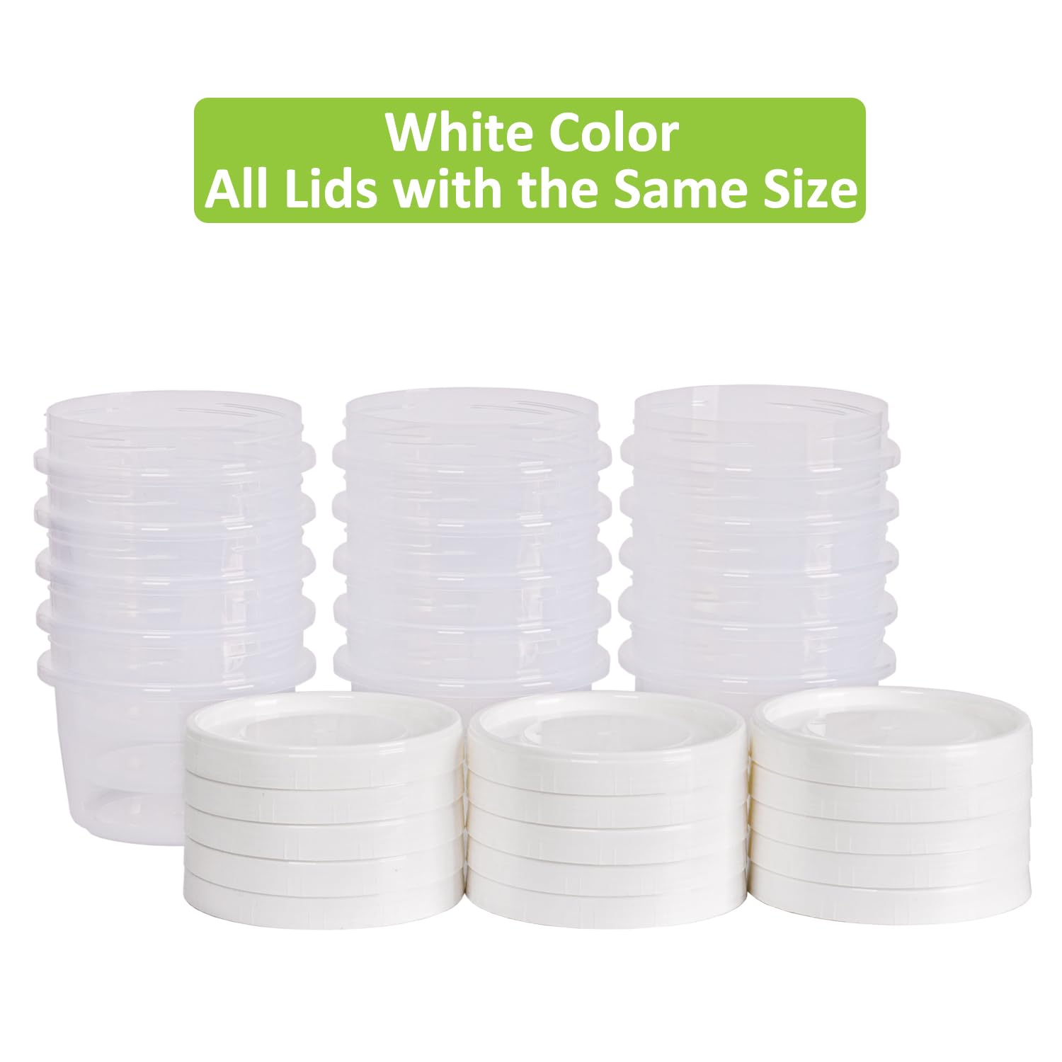 Amazon.com: Annaklin Screw Top Containers for Food 16 Oz, 15