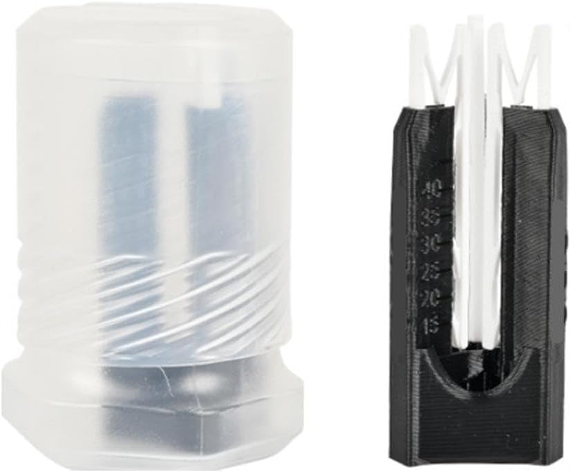 Arrow Fletching Jig, 3D Printed Clear Scale Tool for 3.2-4.2mm Shaft Fletching Outdoor Hunting Accessory(Black)