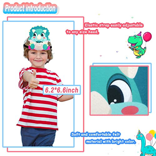 Irolewin Dinosaur-Headbands-Dino Eggs Party-Hats For Toddler Kids Party Favors - Dragon Dress-Up Costume For Preschool Learning #TOP5