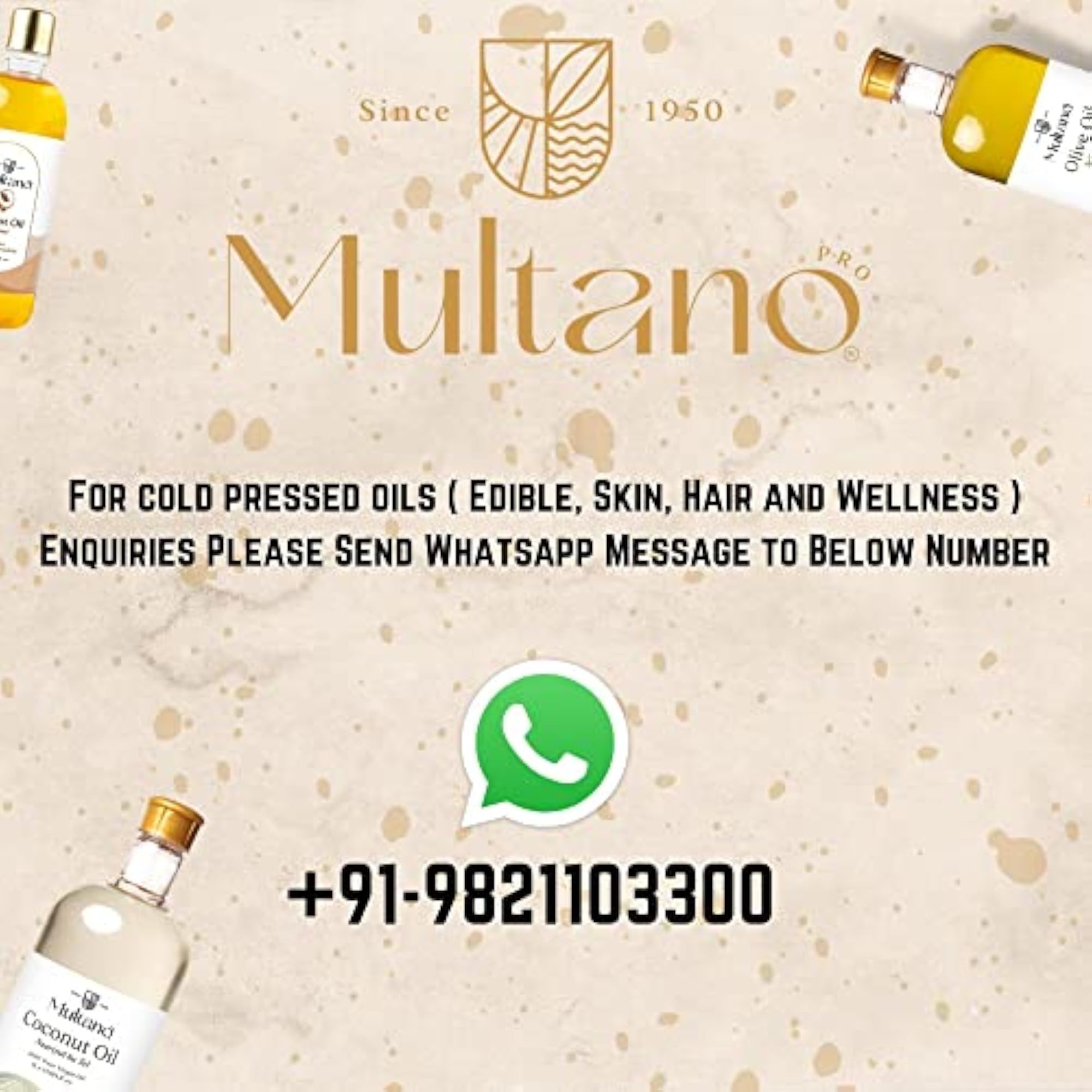 Pure Cold Pressed Oil For Hair Growth, Virgin Castor Oil
