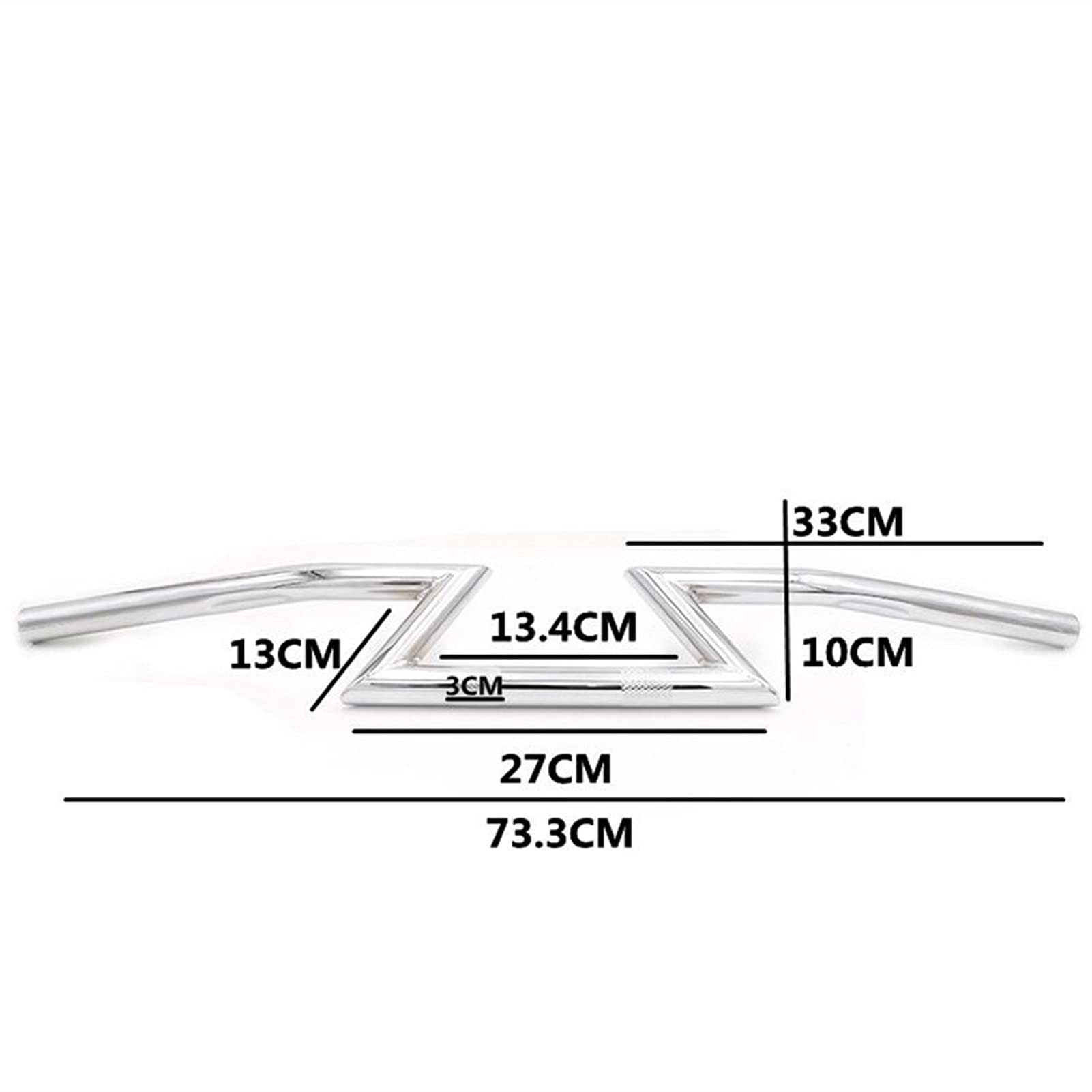 Motorrad Lenker,Motorradlenker Für Harley Sportster Cruiser XL 883 1200 Motorrad Prinz Chopper 7/8 "22mm 1" 25mm Griff Dragleiste Z Modell Front Lenker