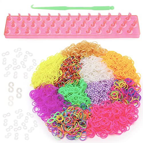Toyland® 3000 Mixed Loom Band Refills - Assorted Designs - Creative Toys, Multi-colored, Medium