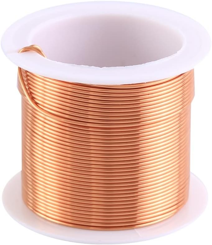 Copper Wire, 10mx0.9mm Enameled Magnet Wire, Copper Coil Craft Wire for DIY Craft, Motor, Transformers, Inductors, loudspeakers