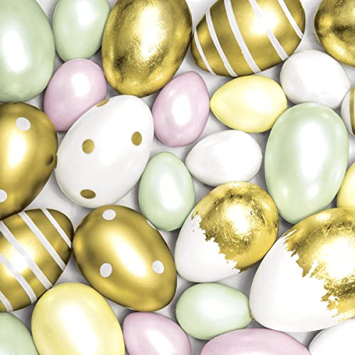Servietten Ostern 20 Servietten Schimmernde Ostereier | Frühling | Ostern | Tischdeko 33x33cm Cover