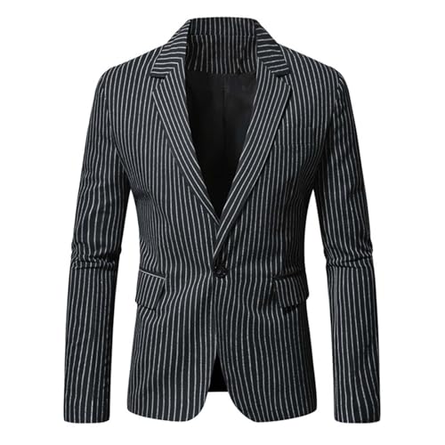 Blazer a righe da uomo, maglioni classici gessati...
