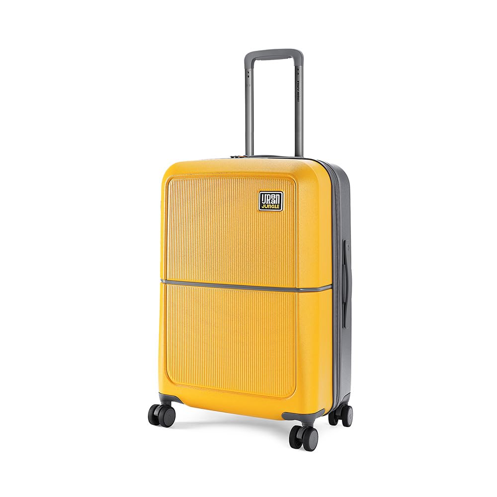 Urban Jungle by Safari Medium Trolley Bag, Hardside Polycarbonate Medium (65 cm) Suitcase with 8 Wheels and TSA Lock Travelling Luggage for Men & Wome...