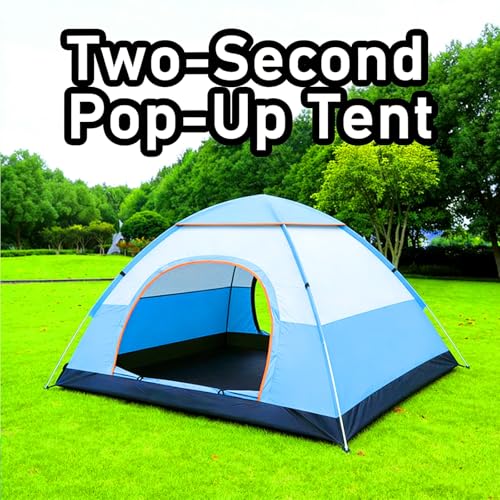 Carpa instantánea pop up para 3-4 personas, resistente al agua y UV miniatura 4