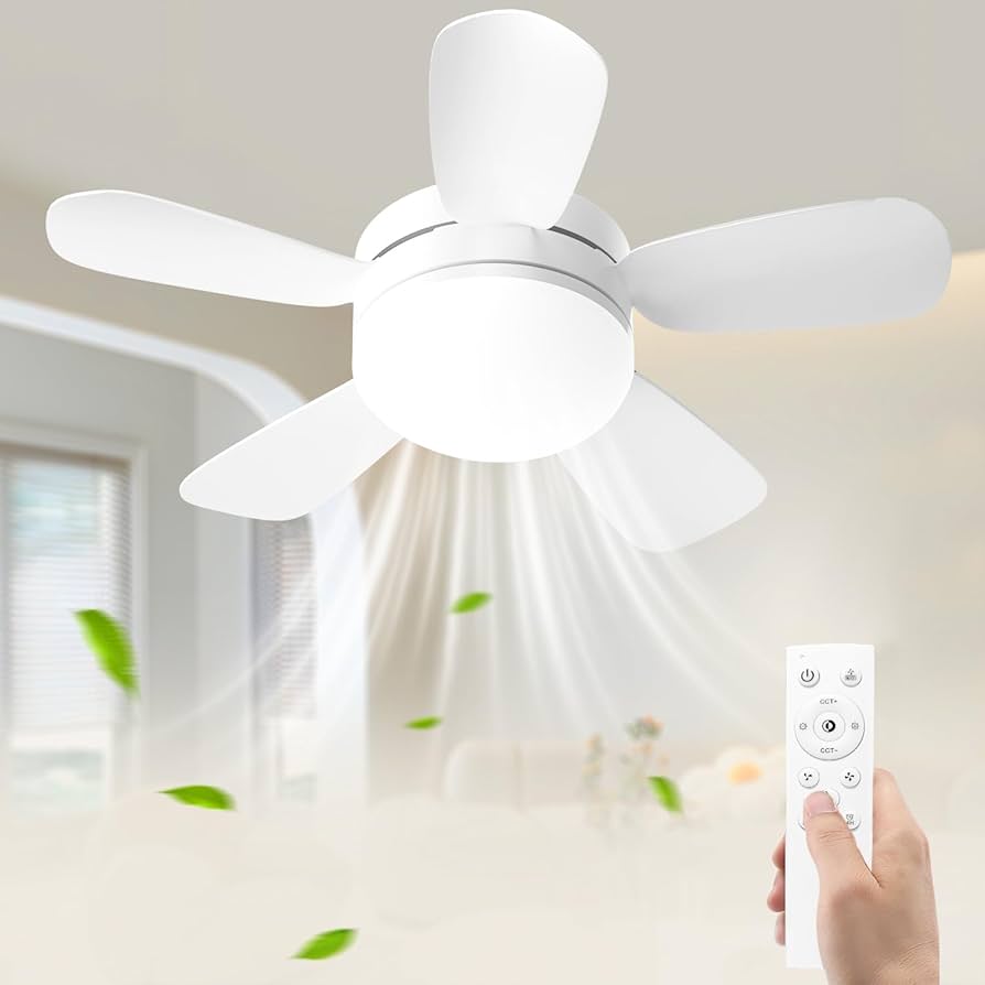 Amazon | LEDシーリングファンライト 6-8畳 28W E26 3000LM 無階段調光