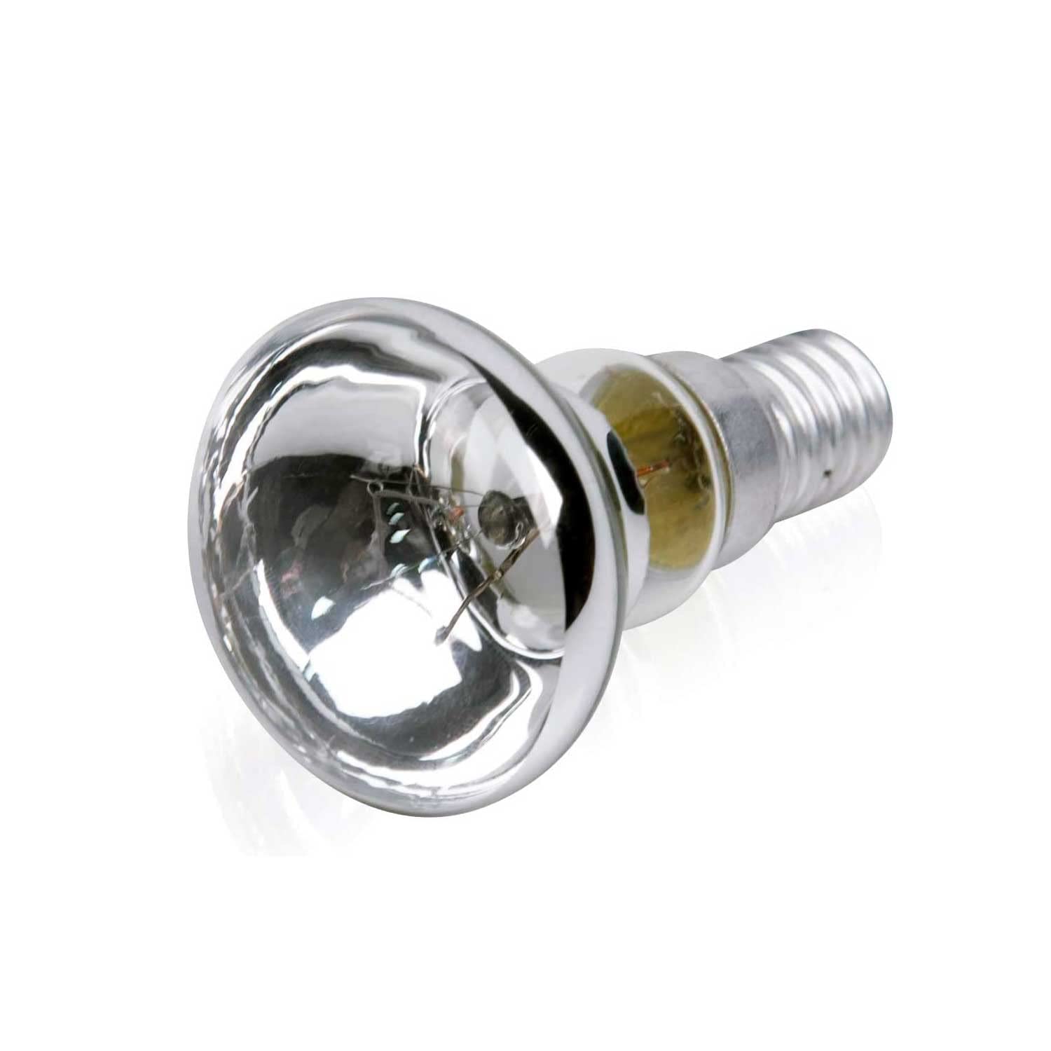 Fisura - Żarówka do lampy Lava. Opakowanie 2 żarówki R39 40W. Gwint żarówki Edison E14 ciepły biały. Szeroki kąt wiązki 360 stopni 240V.