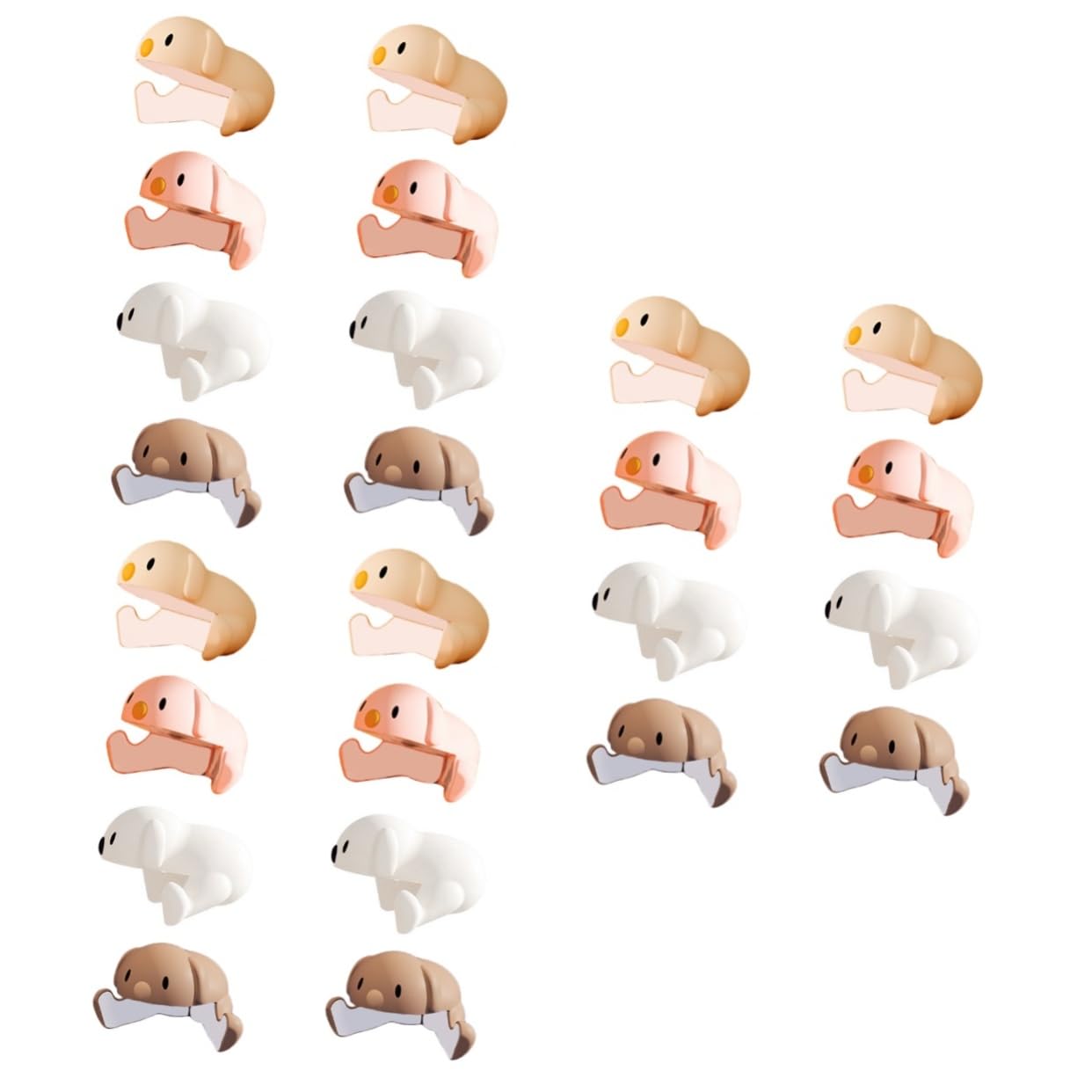 ibasenice 24 Pièces Coin Anti-Collision pour Enfants Coussin d'angle De Sécurité Protecteurs De Meubles Protège-Coins à L'épreuve des Bébés Dessin Animé De Bébé Gel De Silice Bord