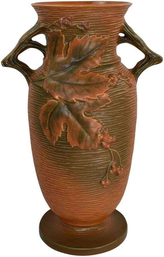 Roseville Bushberry Russet 1941 Vintage Art Pottery Ceramic