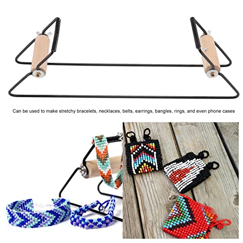 Kit De Tear De Contas Tradicional, Pulseira Caseira DIY Tecelão De Contas Pretas, Aço Inoxidável Lev